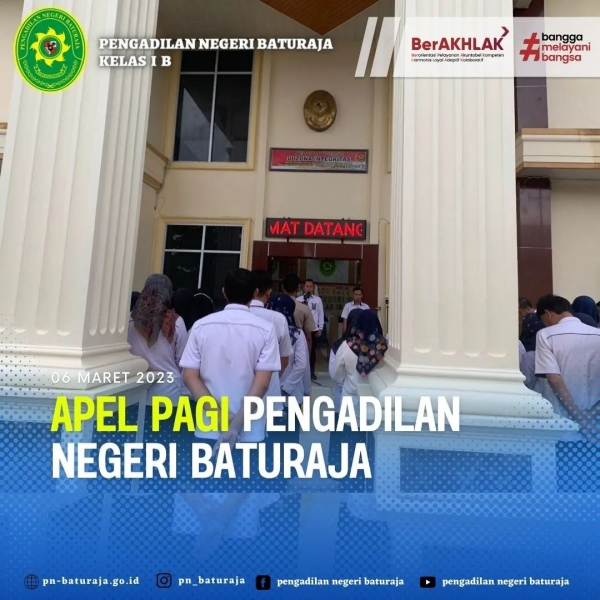 Apel Pagi Pengadilan Negeri Baturaja