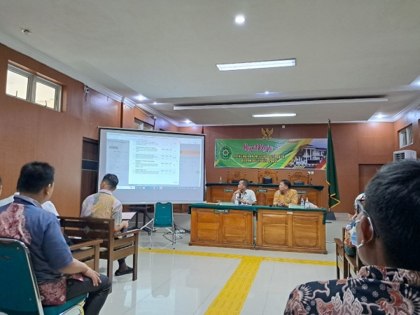 Rapat Kerja Pengadilan Negeri Baturaja Bulan Agustus 2022