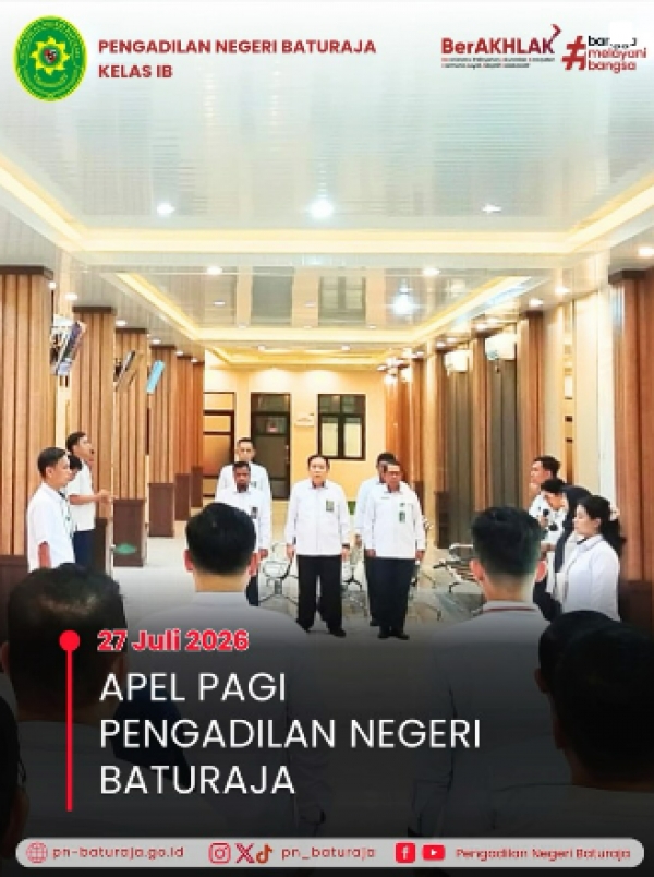 Apel Pagi 27 Juli 2026