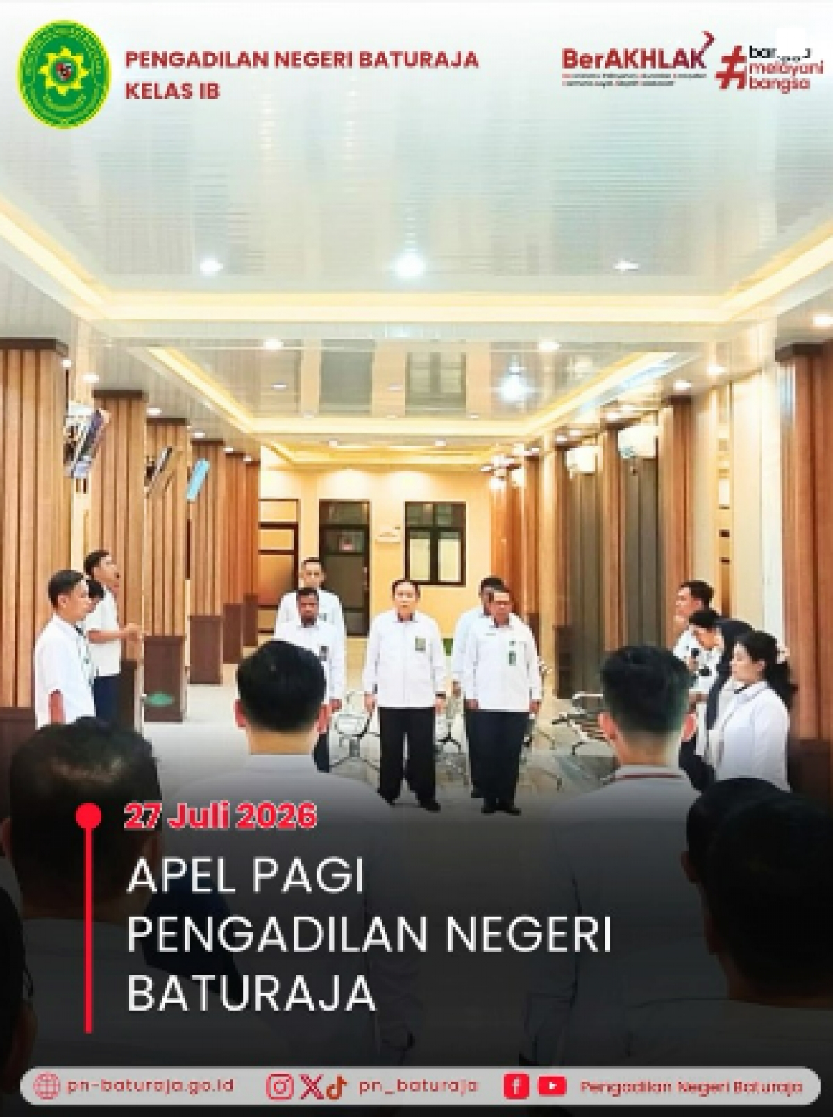 Apel Pagi 27 Juli 2026