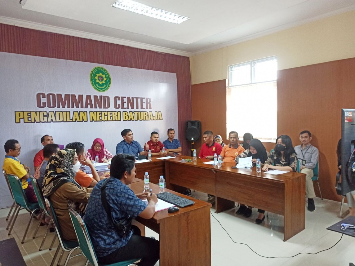 Rapat Koordinasi Satgas SIPP Pengadilan Negeri Baturaja